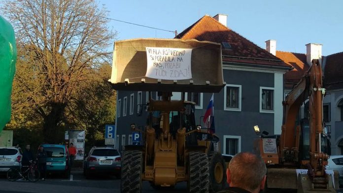 Protest v Črnomlju, 12. oktobra 2016